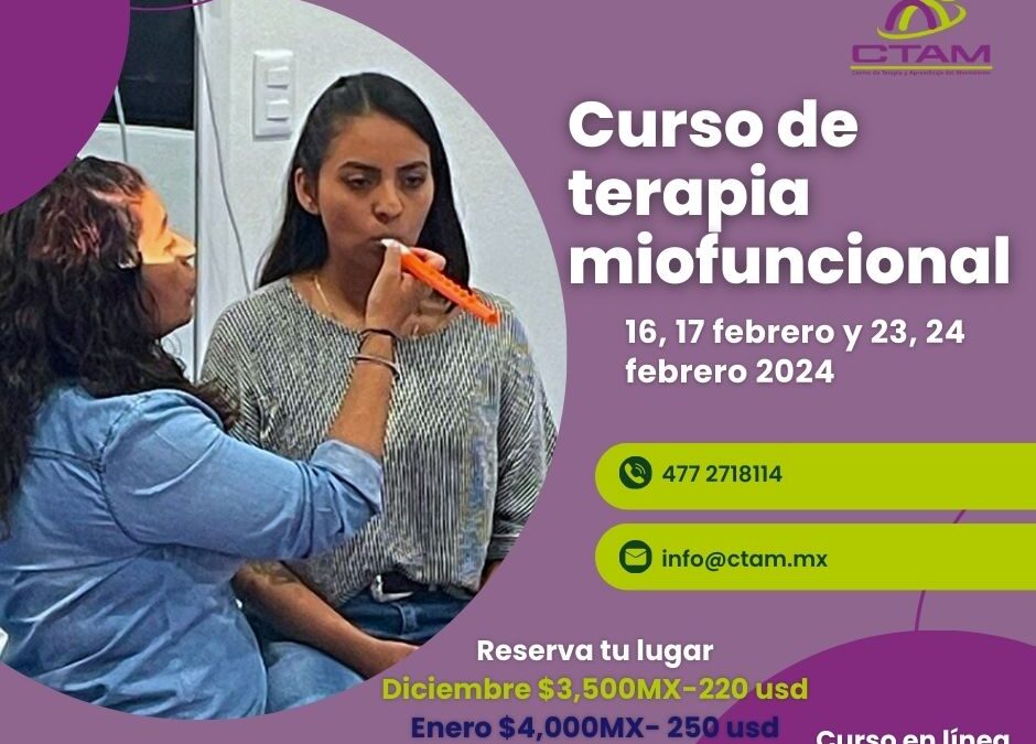 Curso de Terapia Miofuncional